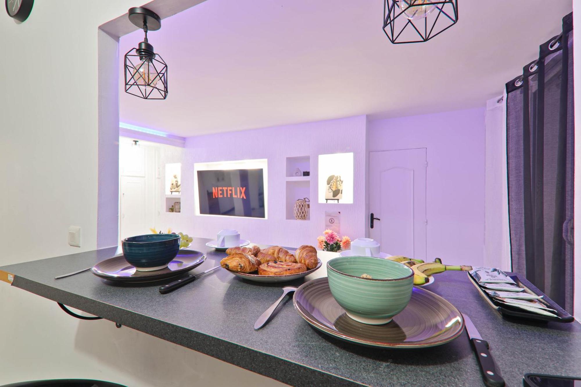 Evasion Familiale & Appartement Convivial Et Chaleureux Epinay-sur-Seine Ngoại thất bức ảnh